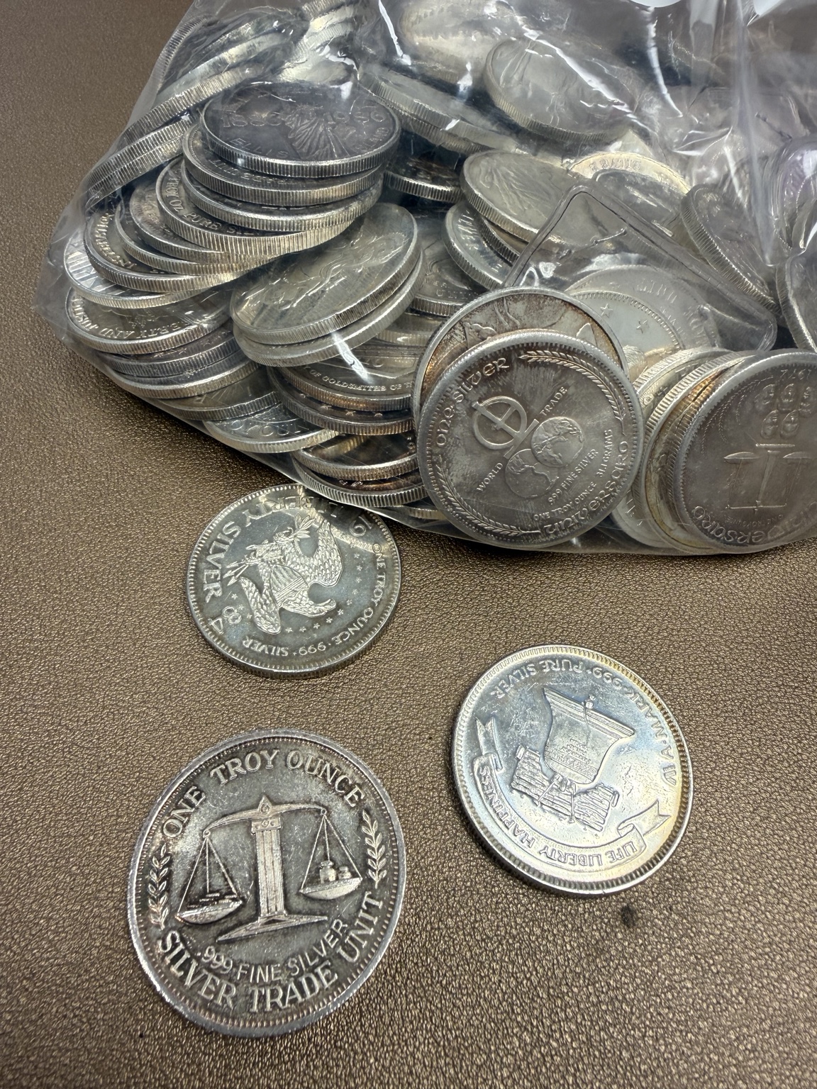 Gold and silver bullion for sale